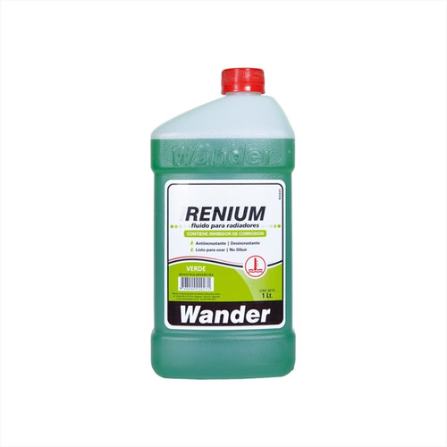 Refrigerante Verde Wander X 1 Lt X 12 Un.