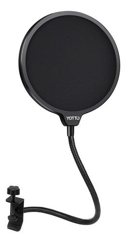 Máscara Para Parabrisas Yotto Micrófono Pop Filter Studio