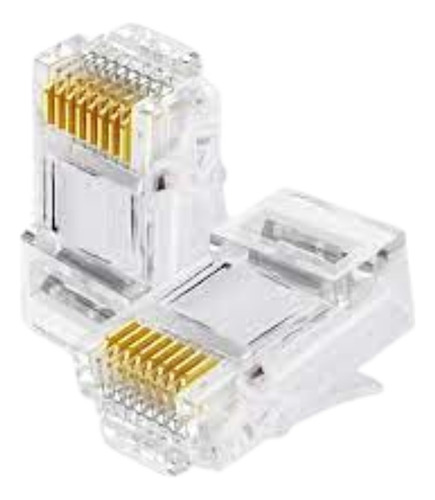  Rj45  Categoria  6   X 100 Unidades Plastico