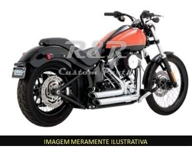 Escapamento Fat Boy 12 A 17 Harley Short Shot Escape Torbal