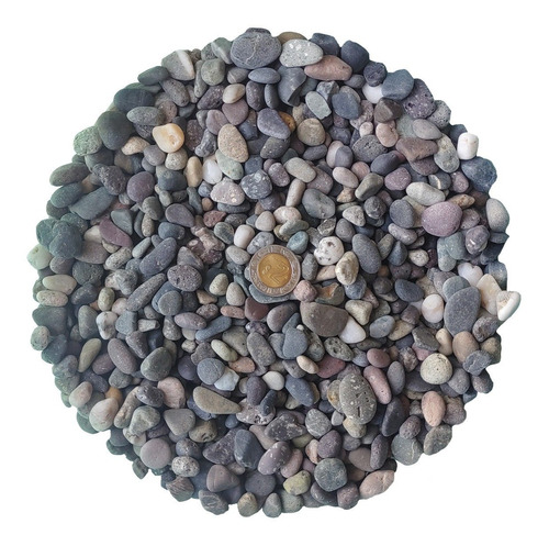 Piedras Rio De Colores Chica Decorativa Macetas Planta 10kg