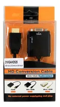 Comprar Adaptador Convertidor De Hdmi A Vga Hdmi Macho Vga + Audio -
