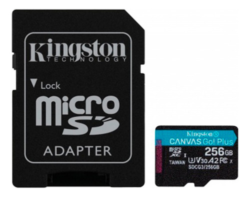 Memoria Flash Kingston Canvas Go! Plus 256gb Microsdxc Uhs-i