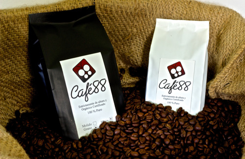 5 Pack Café 88 De Veracruz, Orgánico Tostado 500gr Molido