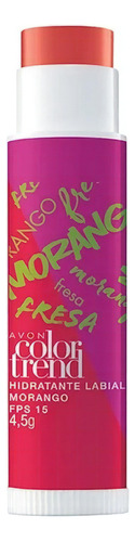Hidratante Labial Avon Color Trend Morango Fps15 4,5g
