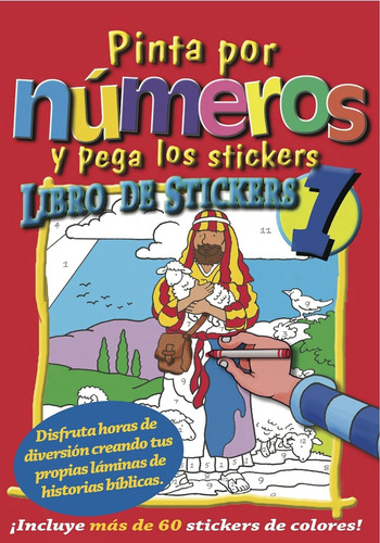 Pinta Por Numeros Y Pega Los Stickers Libro 1 Mundo Hispano