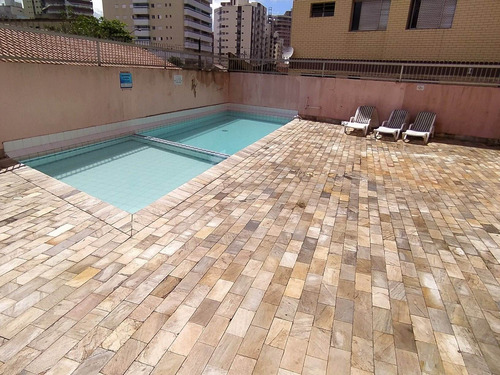 Imagem 25 de 27 de Apartamento 1 Dormitório, Garagem, Em Prédio Com Elevador, Piscina, Salão De Festas, Salão De Jogos E Sauna, Na Tupi Em Praia Grande - Sp. - Ap00412 - 70257463