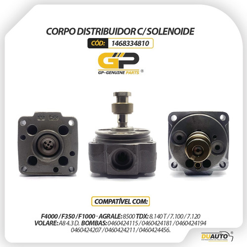 Corpo Distribuidor F350 F4000 Trator A8 8500tdx - 1468334810