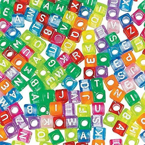 Juegos Para Crear Joyas - Bright Alphabet Cube Beads - Craft