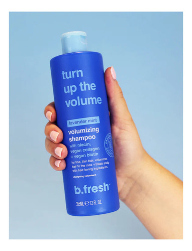 B.fresh Shampoo Voluminizador Aumenta Volumen-menta Lavanda