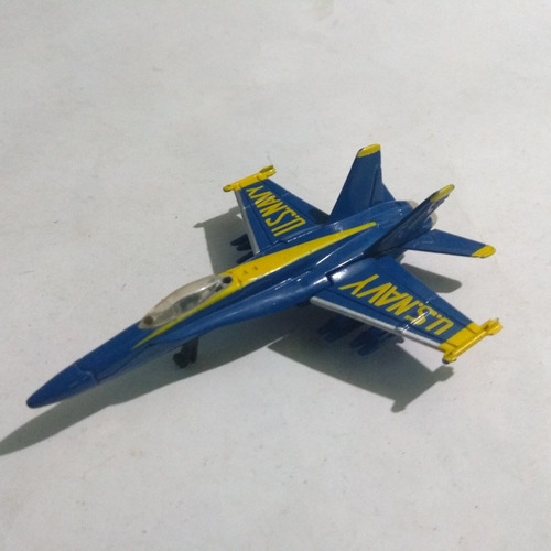 Maisto Avión 12 Cm Azul F/a 18 X Us Navy 