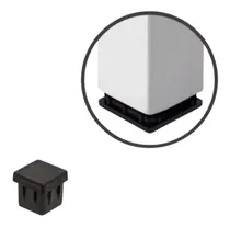 Comprar 1000 Ponteiras Plásticas 20x20 Preta Metalon Internas