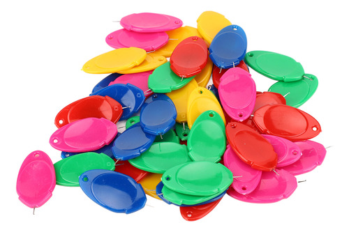 Enhebradores De Agujas De Colores, 50 Unidades, 5 Colores, P