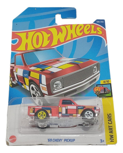 Camioneta Coleccion Chevy '69 Picckup Hot Wheels Art Cars