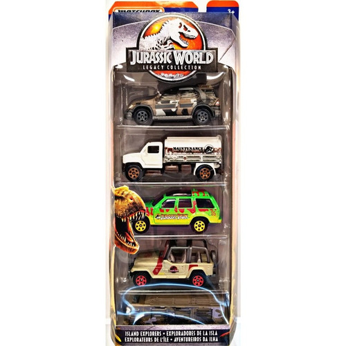 Matchbox Legacy Collection 1:64 5-pack Jurassic World Jeep
