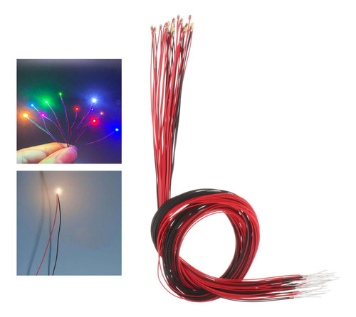 Modelo Tren Cableado Luz Led Cálido Longitud Del Cable 30cm