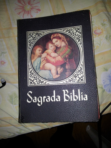 Biblia Grande Catolica.bordeada De Oro.papel Biblia.30trump