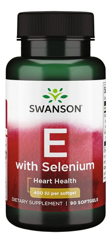 Swanson Vitamina E Y Selenio 90 Sgels