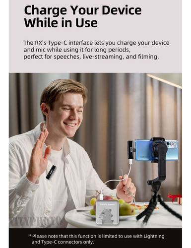 Micrófono Inalámbrico Doble Boyalink iPhone Camara Tipo C