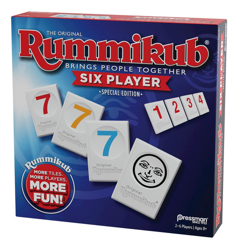 Edicion Para Seis Jugadores De Rummikub: El Clasico Juego...