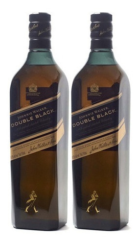 Whisky Johnnie Walker Double Black 750ml Premium Caja X2