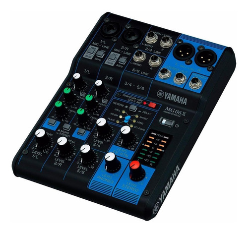 Mixer Analogo Yamaha Mg06x Con Efectos