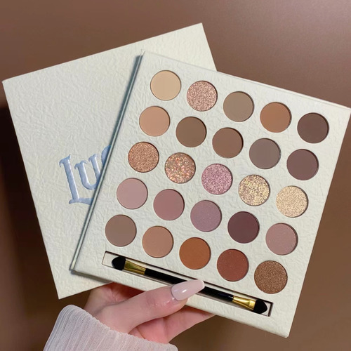 Kit 25 Colores Sombras De Ojos Coreano Muge Leen Lucky Me