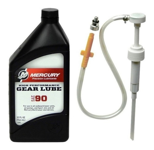 Kit Aceite De Pata Motor Mercury 115 + Bomba Manual