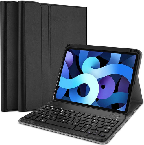 Imagen 2 de 6 de Carcasa Soft Con Teclado Español Para iPad Air 10.9 4 Gen