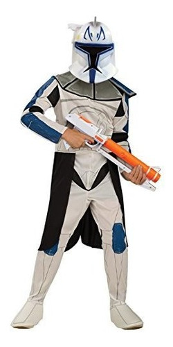 Disfraz Infantil Capitán Rex De Star Wars: Clone Wars, Mediano