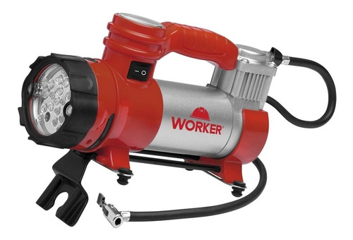 Compressor De Ar Direto 12 V. Com Lanterna Worker - 555398