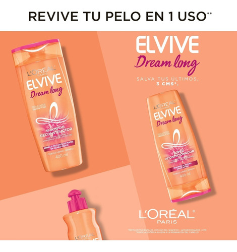 Máscara L'Oréal Paris Elvive Dream Long de 20mL