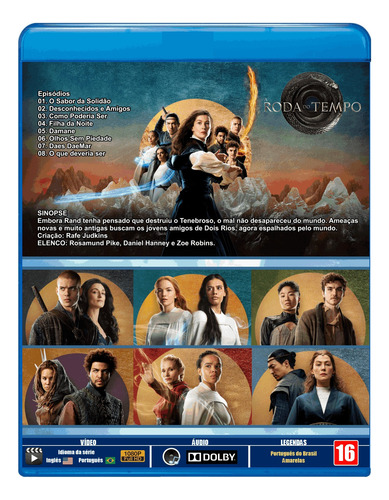 Blu-ray Série A Roda Do Tempo - 2ª T - Dublado E Legendado