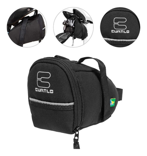 Bolsa De Selim Curtlo Sp I Preto