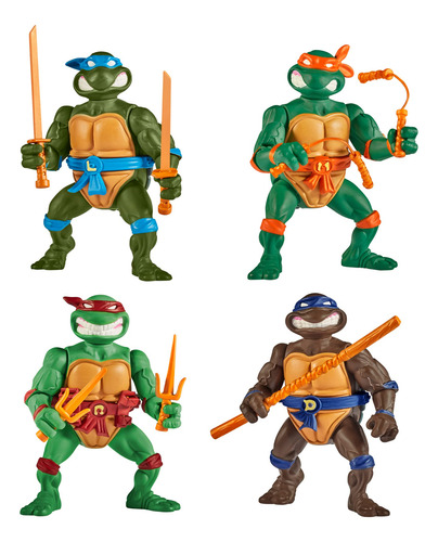 Boneco De Ação Teenage Mutant Ninja Turtles Classic, Pacote