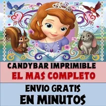 Comprar Kit Imprimible Candy Bar Princesita Sofia El Mas Completo