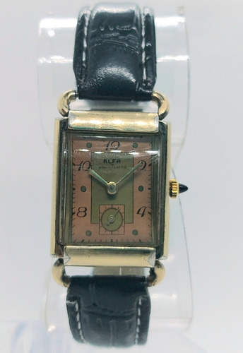 Reloj Alfa Vintage Años 40's Cuerda De Colección No Omega 