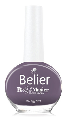 Esmalte Belier Bio Gel Master - mL  Color Violeta nopal