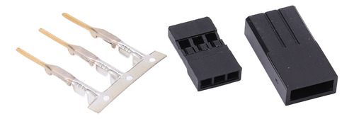 Conector Jr Hembra 11.010, 100 Unidades, Color Dorado Profes