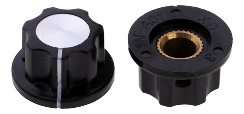 W Perilla De Control De Potenciómetro De Plástico 50