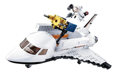 Cubic Astronauta Ônibus Espacial 231 Peças Compatível Lego