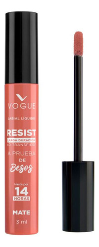 Vogue Cosméticos Resist A Prueba De Besos Elegante Mate