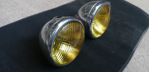 Par Farol Carcaça Amarelo Ford Década 40 50 De Época (Usado)