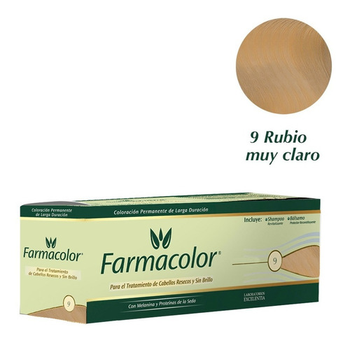 Farmacolor Indiv Rub Muy Cla N° 9 X 1 Estuche. De Fábrica