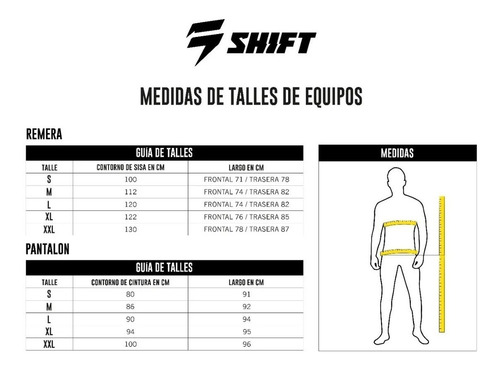 Imagen 8 de 8 de Conjunto Mx/motocross Shift 3lack Strike-allmotors-
