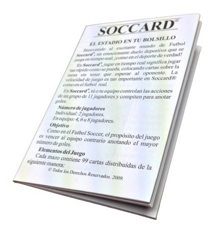 Soccard - Juego De Mesa Con Cartas De Futbol. Configurable.
