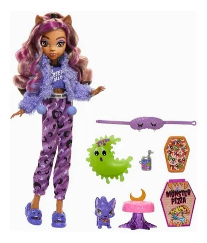 Muñeca Munster High Claw Pijama