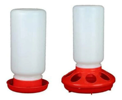 Set Automático De Dispensador Y Comedero De Agua Para Pollos