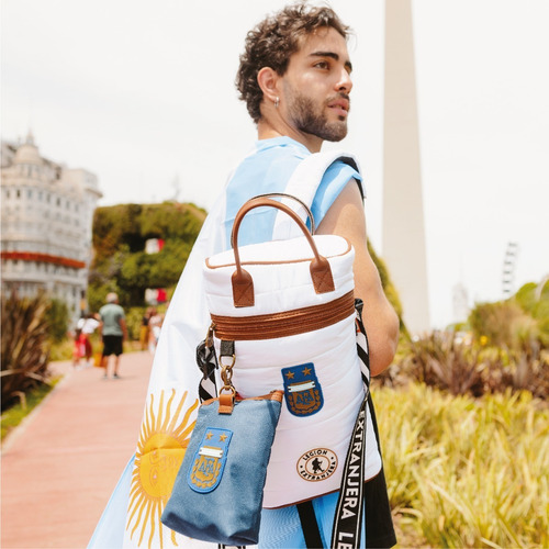 Mochila Matera Pampa Mundial Qatar Blanco