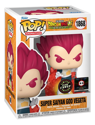 Figura Funko Pod Dragon Ball Vegeta Super Saiyajin Dios 1868